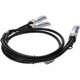 AddOn Arista Networks CAB-D-2Q-200G-2-5M Compatible TAA Compliant 200GBase-CU QSFP-DD 200G to 2xQSFP28 100G NRZ Direct Attach Cable (Passive Twinax, 2.5m)
