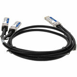 AddOn Arista Networks CAB-D-2Q-200G-2-5M Compatible TAA Compliant 200GBase-CU QSFP-DD 200G to 2xQSFP28 100G NRZ Direct Attach Cable (Passive Twinax, 2.5m)