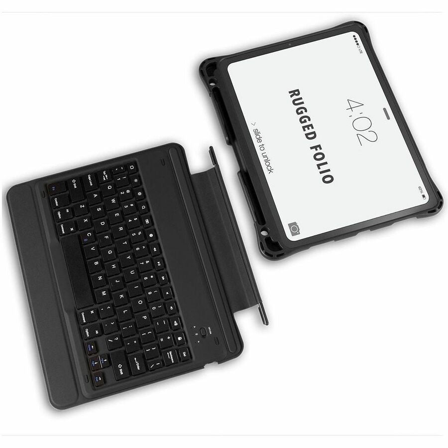 Cellairis Rugged Folio Rugged Keyboard/Cover Case (Folio) for 10.9" to 11" Apple iPad Air (4th Generation), iPad Pro, iPad Pro (2nd Generation) Tablet