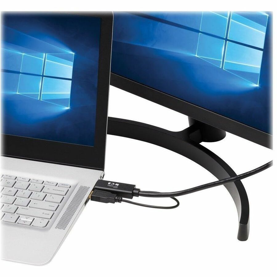 Eaton Tripp Lite Series HDMI to DisplayPort Active Adapter Cable (M/M) - 4K, USB Power, Black, 1 m (3.3 ft.)