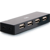 C2G 4-Port USB Hub - USB 2.0 - 5 Volts and 2 Amp Power Supply