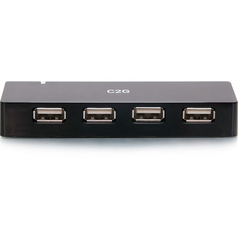 C2G 4-Port USB Hub - USB 2.0 - 5 Volts and 2 Amp Power Supply