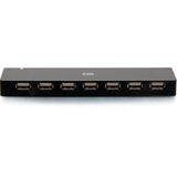 C2G 7-Port USB Hub - USB 2.0 - 5 Volts and 3 Amp Power Supply
