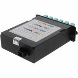 AddOn 4-Bay Cassette 24-Fiber MPO In, 12 LC Duplex Out, Multi-mode Duplex OM4 - MPO type A