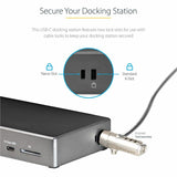 StarTech.com USB C Dock, Triple 4K Monitor USB-C Docking Station with DP 1.4 & DSC, 2x DisplayPort & 1x HDMI, 100W PD, 6x USB (2x 10Gbps)