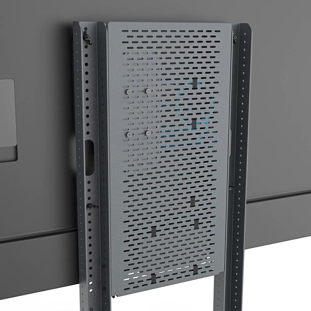 Heckler Design Mounting Panel for Power Strip, PTZ Camera, Display Screen - Black Gray