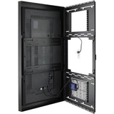 Chief Impact On-Wall Kiosk with Protective Glass - Portrait 75 Inch White