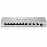 Zyxel 12-Port Multi-Gigabit Ethernet Web Managed Switch | 3 x 10G | 1 x 10G SFP+ Fiber | 8 x GbE Ports | Plug & Play | Desktop or Wall-Mount | Ethernet Splitter | Lifetime Warranty | XGS1250-12