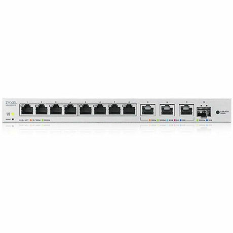 Zyxel 12-Port Multi-Gigabit Ethernet Web Managed Switch | 3 x 10G | 1 x 10G SFP+ Fiber | 8 x GbE Ports | Plug & Play | Desktop or Wall-Mount | Ethernet Splitter | Lifetime Warranty | XGS1250-12