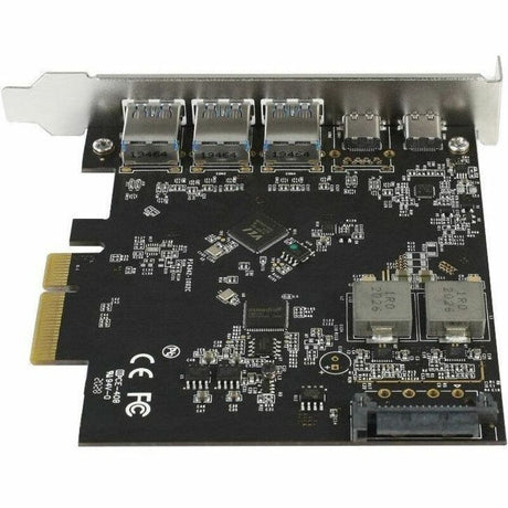 Vantec 5-Port USB 3.2 Gen2x2 (Total 20Gbps) With 2C And 3A PCIe Host Card