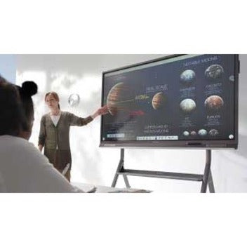 ViewSonic IFP6552 65 Inch ViewBoard 4K Interactive Flat Panel Display with 33-Point Touch, Integrated Microphone and HDMI, VGA, RJ45, 60W Powered USB-C Connectivity