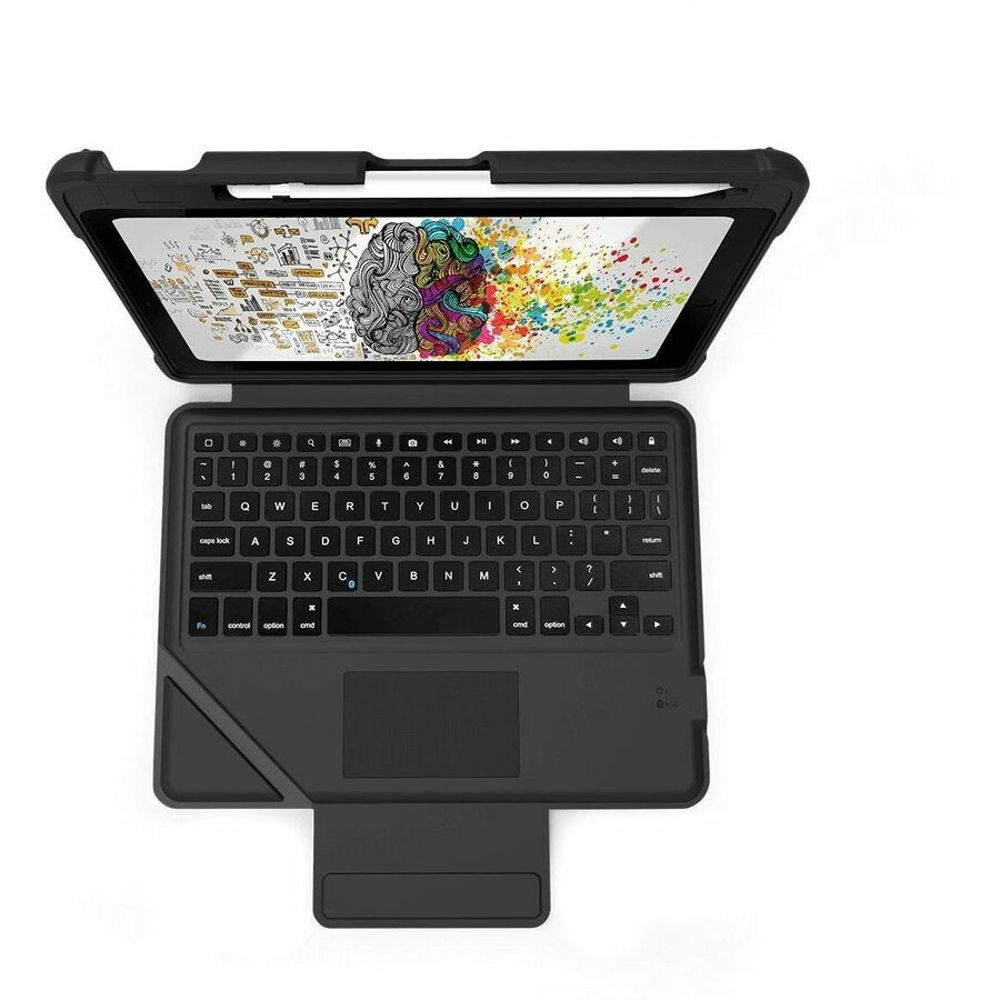 STM Goods Dux Rugged Keyboard/Cover Case for 10.2" Apple, Logitech iPad (7th Generation), iPad (8th Generation), iPad (9th Generation) iPad - Black