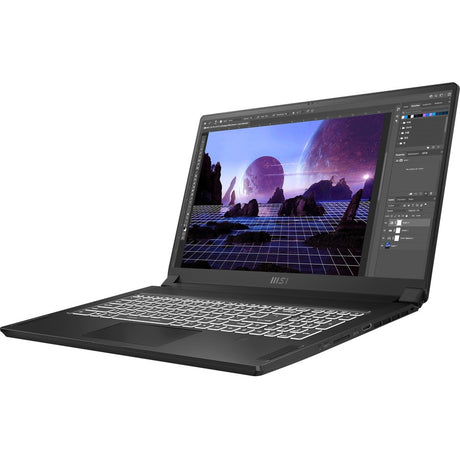 MSI Creator 17 B11UG-239 17.3" Rugged Notebook - 4K UHD - Intel Core i7 11th Gen i7-11800H - 16 GB - 1 TB SSD - Core Black