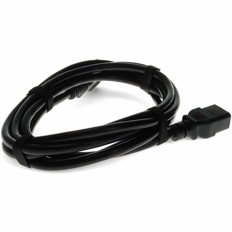AddOn 8ft C19 Female to C20 Male 12AWG 100-250V at 20A Black Power Cable