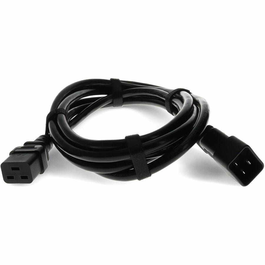 AddOn 8ft C19 Female to C20 Male 12AWG 100-250V at 20A Black Power Cable
