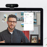 Logitech Zone 750 Wired On-Ear Headset with advanced noise-canceling microphone, simple USB-C and included USB-A adapter, plug-and-play compatibility for all devices