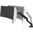 Ergotron Desk Mount for Monitor, Curved Screen Display - Matte Black
