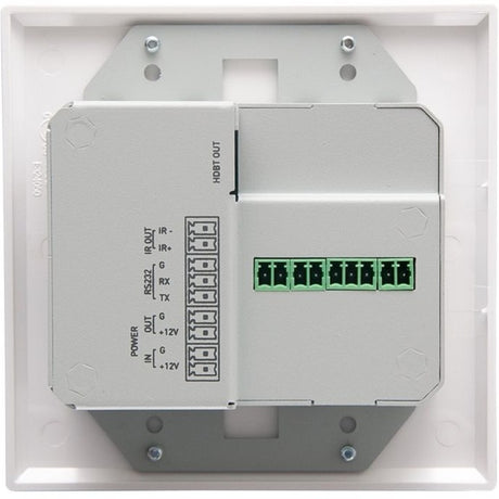 C2G HDBaseT HDMI Extender + VGA, 3.5mm, RS232 and IR over Cat - Dual Gang HDMI Wall Plate Transmitter - 4K 60Hz