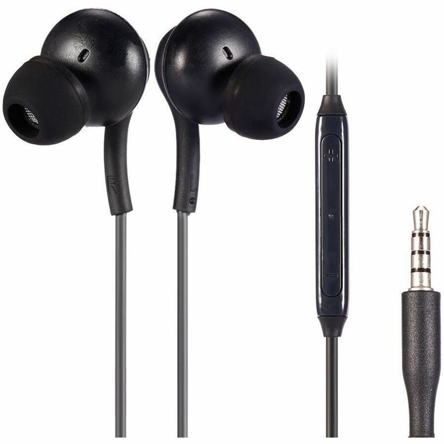 4XEM 3.5mm AKG Earphones with Mic and Volume Control (Black)