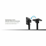Monoprice Commercial 39662 Ceiling Mount for Menu Board, Digital Signage Display - Black - Landscape/Portrait