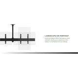 Monoprice Commercial 39662 Ceiling Mount for Menu Board, Digital Signage Display - Black - Landscape/Portrait