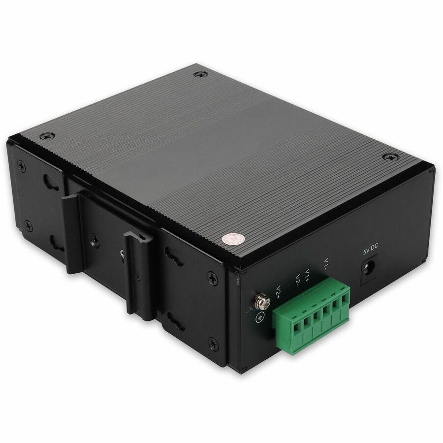 AddOn 4 10/100Base-TX(RJ-45) to 2 Open SFP port Industrial Media Converter Switch