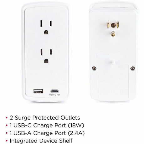 CyberPower Professional P2WUCHD 2-Outlet Surge Suppressor/Protector