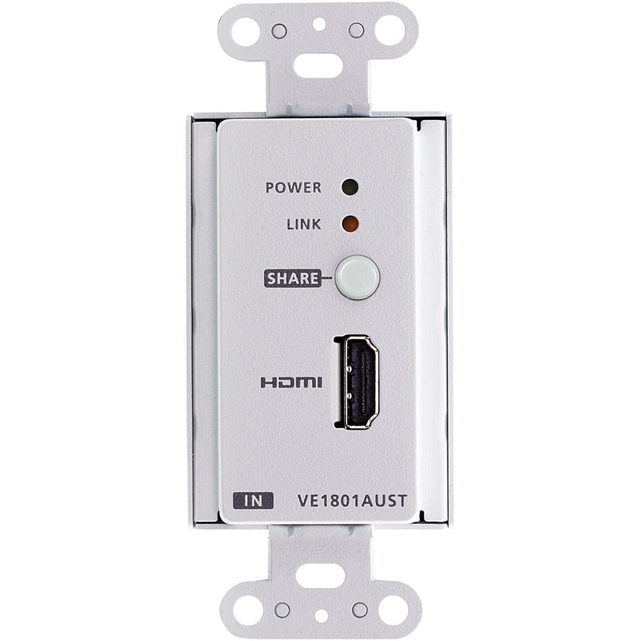 ATEN HDMI HDBaseT-Lite Transmitter with US Wall Plate / PoH