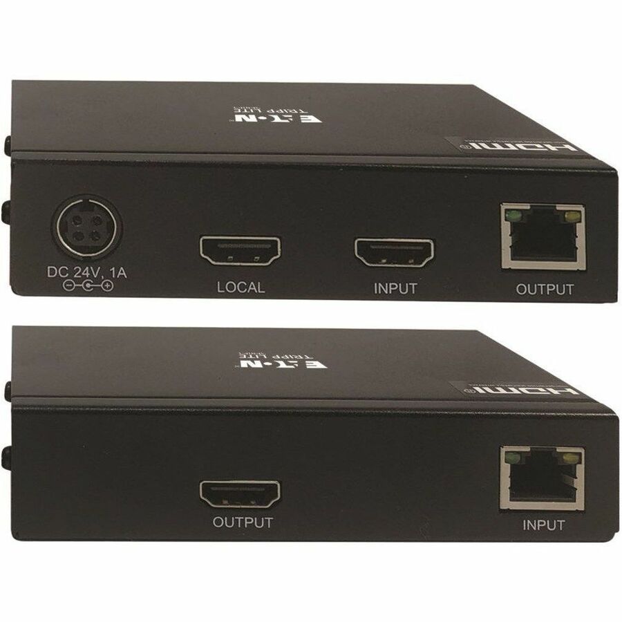 Eaton Tripp Lite Series HDMI over Cat6 Extender Kit for Medical Environments, 4K @ 60 Hz, HDR, 4:4:4, PoC, 230 ft., TAA