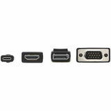 Eaton Tripp Lite Series 4-Port Presentation Adapter, 4K 60 Hz (4:4:4) HDMI, DP, USB-C and 1080p VGA to HDMI, Built-In Cables, TAA