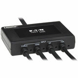 Eaton Tripp Lite Series 4-Port Presentation Adapter, 4K 60 Hz (4:4:4) HDMI, DP, USB-C and 1080p VGA to HDMI, Built-In Cables, TAA