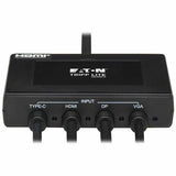 Eaton Tripp Lite Series 4-Port Presentation Adapter, 4K 60 Hz (4:4:4) HDMI, DP, USB-C and 1080p VGA to HDMI, Built-In Cables, TAA