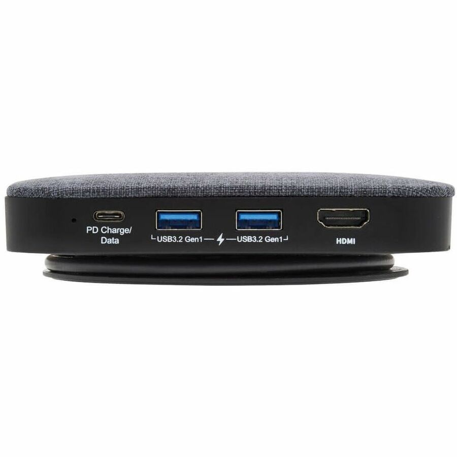 Eaton Tripp Lite Series USB-C Dock with Optional Internal Hard Drive, 4K HDMI, USB 3.x (5Gbps), USB-A/USB-C Hub, SATA III, 100W PD Charging, Gray