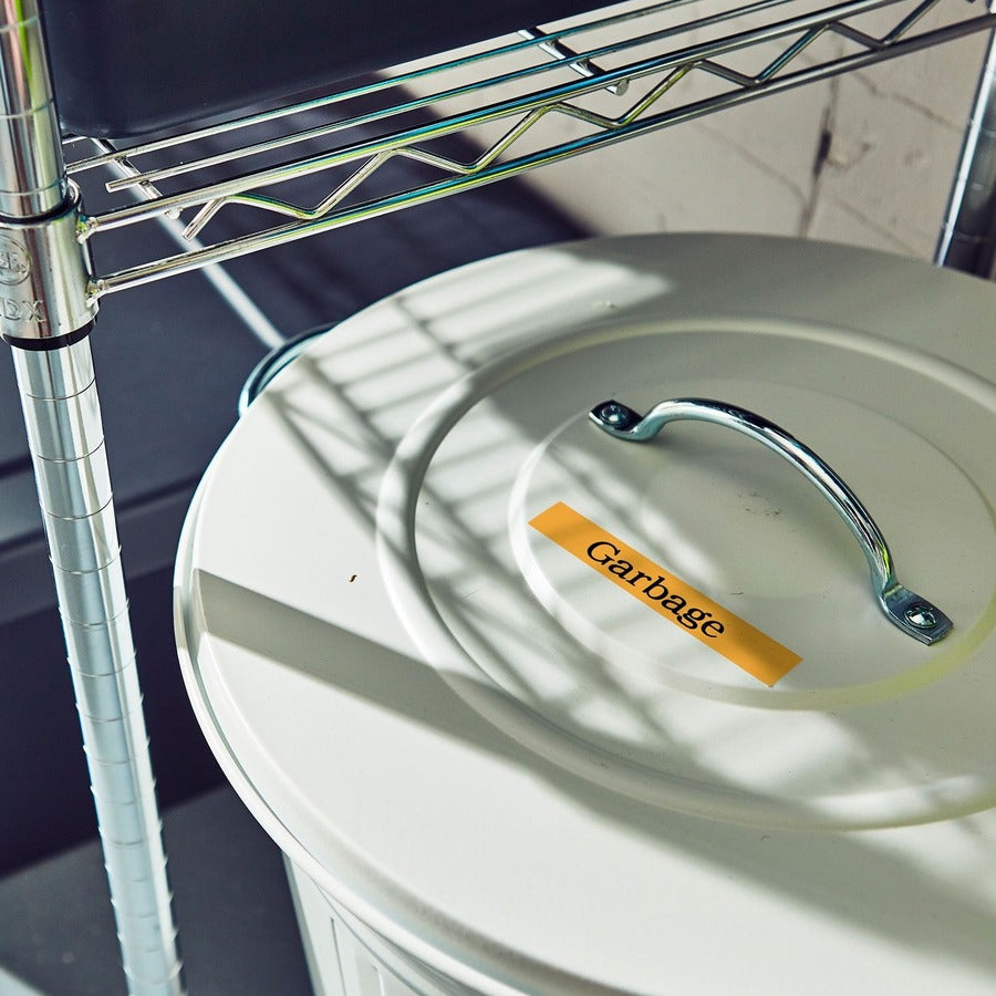 12MM BLACK TEXT ON FLUOR