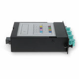 AddOn 4-Bay Cassette 12-Fiber MPO In, 4 LC Duplex Out, Multi-mode Duplex OM4