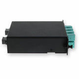 AddOn 4-Bay Cassette 2x 12-Fiber MPO In, 8 LC Duplex Out, Multi-mode Duplex OM4