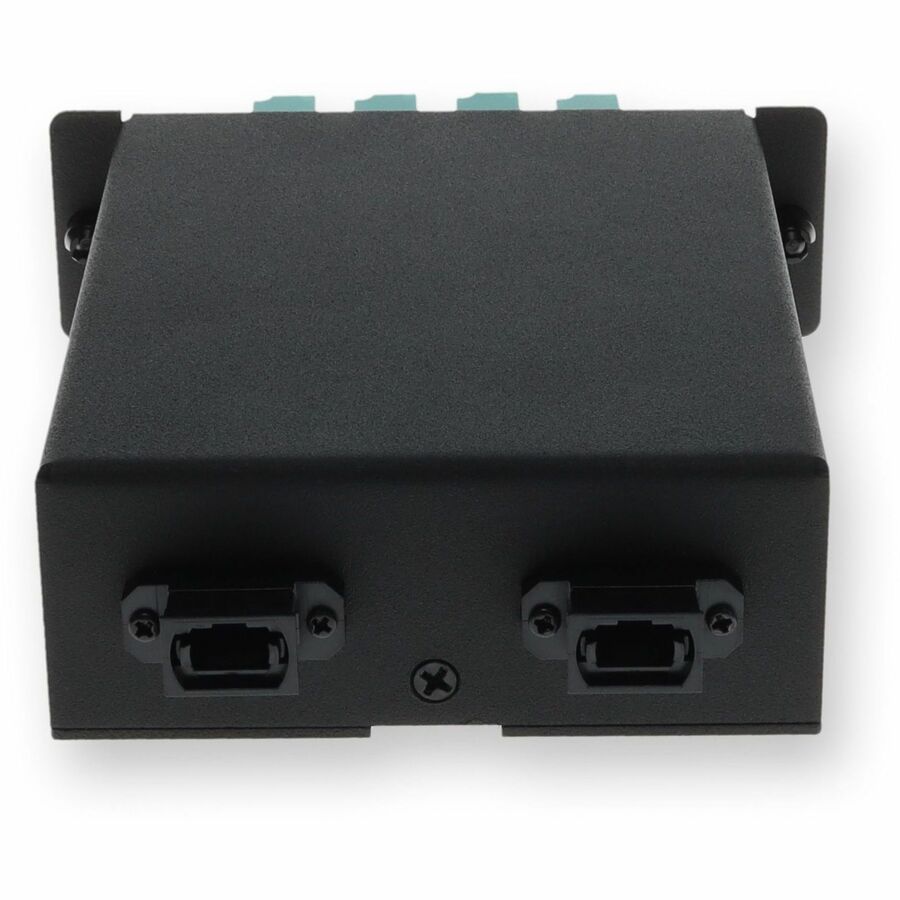 AddOn 4-Bay Cassette 2x 12-Fiber MPO In, 8 LC Duplex Out, Multi-mode Duplex OM4