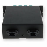 AddOn 4-Bay Cassette 2x 12-Fiber MPO In, 8 LC Duplex Out, Multi-mode Duplex OM4