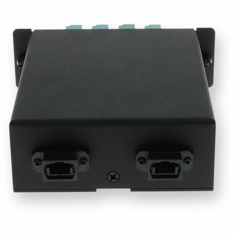 AddOn 4-Bay Cassette 2x 12-Fiber MPO In, 8 LC Duplex Out, Multi-mode Duplex OM4