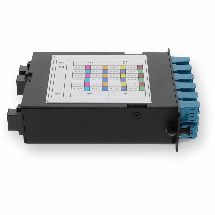 AddOn 4-Bay Cassette 3x 12-Fiber MPO In, 12 LC Duplex Out, Single-mode Duplex OS2