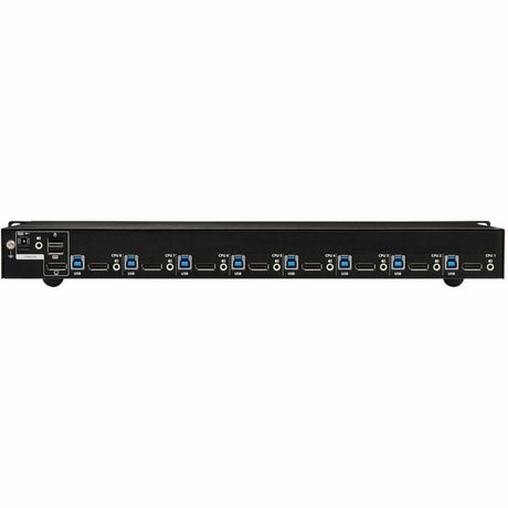 Eaton Tripp Lite Series 8-Port DisplayPort/USB KVM Switch with Audio/Video and USB Peripheral Sharing, 4K 60 Hz, 1U Rack-Mount, TAA