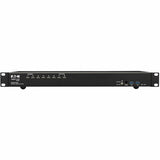 Eaton Tripp Lite Series 8-Port DisplayPort/USB KVM Switch with Audio/Video and USB Peripheral Sharing, 4K 60 Hz, 1U Rack-Mount, TAA