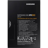 Samsung 870 EVO MZ-77E1T0BW 1 TB Solid State Drive - 2.5" Internal - SATA (SATA/600) - Black