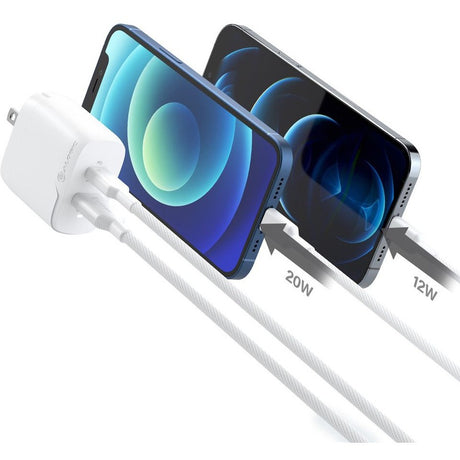 Alogic 2X32 Rapid Power 2 Port 32W USB-C GaN Wall Charger