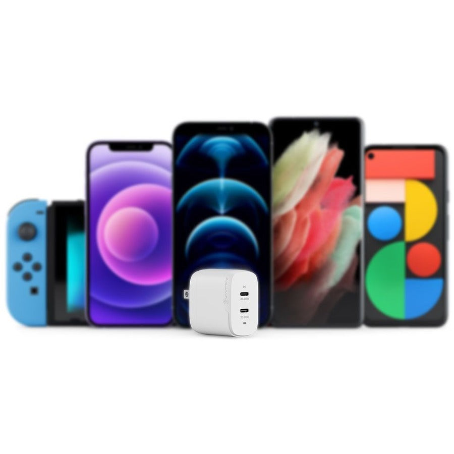 ALOGIC 2X40 Rapid Power 40W GaN Charger - USB-C (20W) + USB-C (20W)