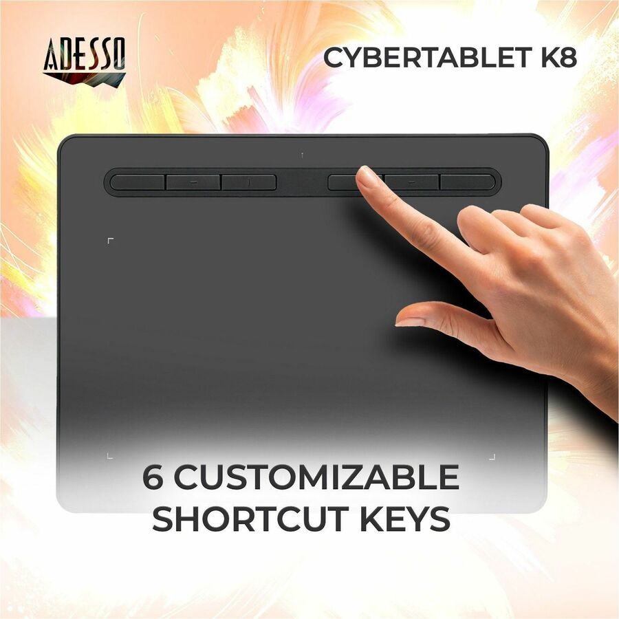 8X5 WIDE SCREEN GRAPHIC TABLET