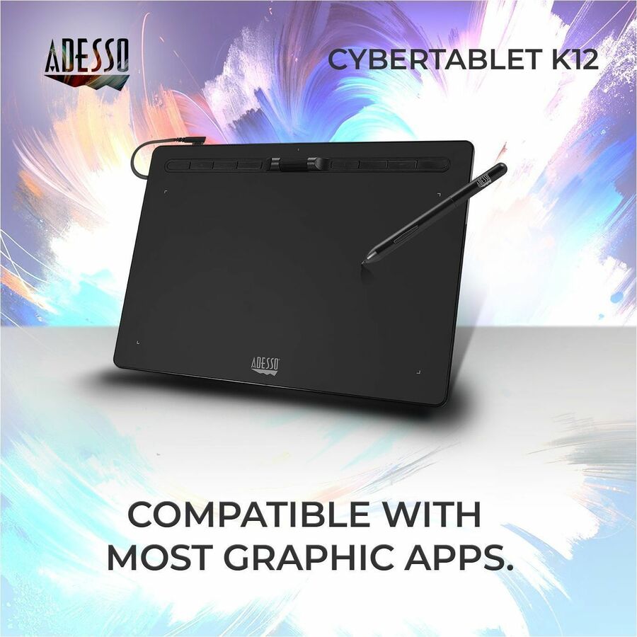 Adesso 12" x 7" Graphic Tablet