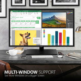 ViewSonic VX4381-4K 43 Inch Ultra HD MVA 4K Monitor Widescreen with HDR10 Support, Eye Care, HDMI, USB, DisplayPort for Home and Office