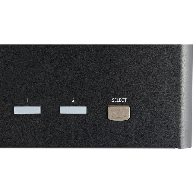 StarTech.com 2 Port Triple Monitor DisplayPort KVM Switch 4K 60Hz UHD HDR, DP 1.2 KVM Switch, 2-Pt USB 3.0 Hub, 4x USB HID, Audio, Hotkey