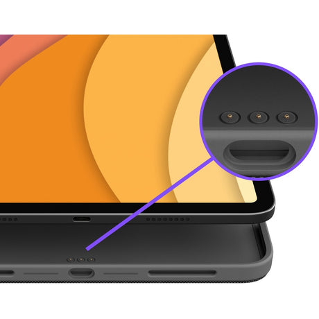 Logitech Combo Touch Keyboard/Cover Case Apple iPad Air (4th Generation), iPad Air (5th Generation) Tablet - Oxford Gray